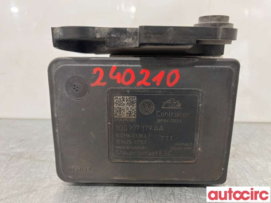 ABS sentral til VW Golf VII 2012-2017 (Fase 1)  (VOLKSWAGEN|3Q0614517AF|100916-03383|3Q0614517AA)