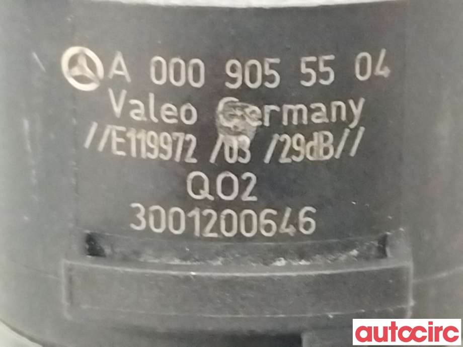 Parkeringssensor bak til Mercedes EQC 2019-->>  (MERCEDES|A0009055504)