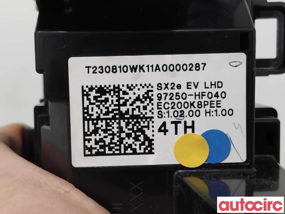 Varmeapparat betjening til Hyundai Kona 2021-2023 (Type I, Fase 2)  (HYUNDAI|97250HF040TJ5||97250-HF040)