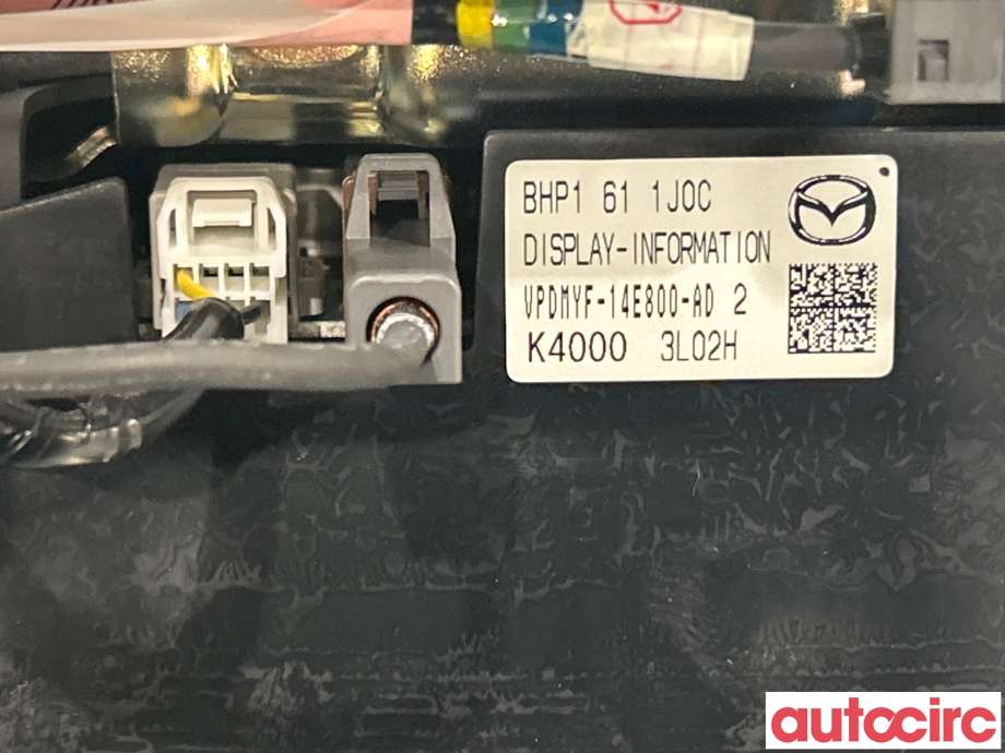 Multimedia display (MCU - Media Controller Unit) til Mazda 3 2013-2016 (Type III, Fase 1)  (MAZDA|KDRM-66-9C0A|)