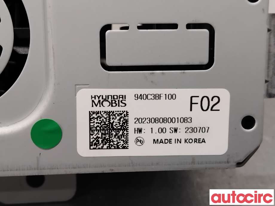 Styreenhet diverse til Hyundai Kona 2021-2023 (Type I, Fase 2) (HYUNDAI|940C3BF100|)