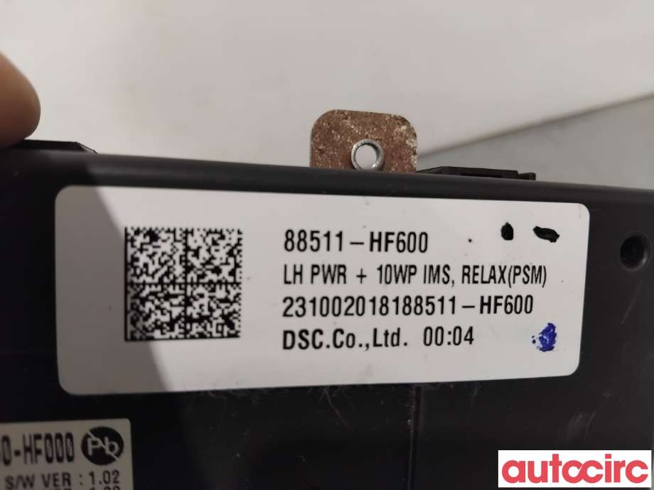 Styreenhet sete til Hyundai Kona 2021-2023 (Type I, Fase 2)  (HYUNDAI|95450HF000||95450-HF000)