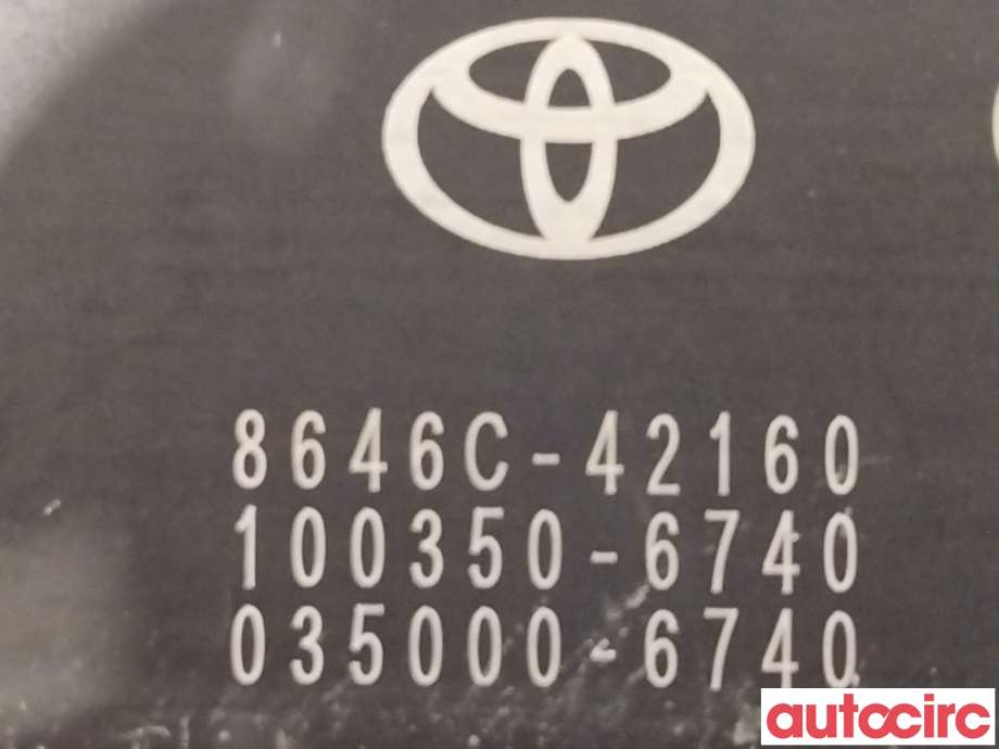 Kamera til Toyota bZ4X 2022-->>  (TOYOTA|8646C42170|8646C42160)