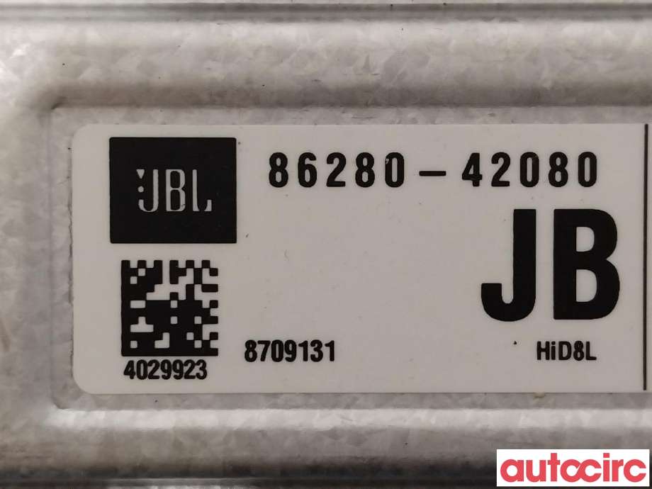 Bilstereo forsterker til Toyota bZ4X 2022-->> (TOYOTA|8628042080)