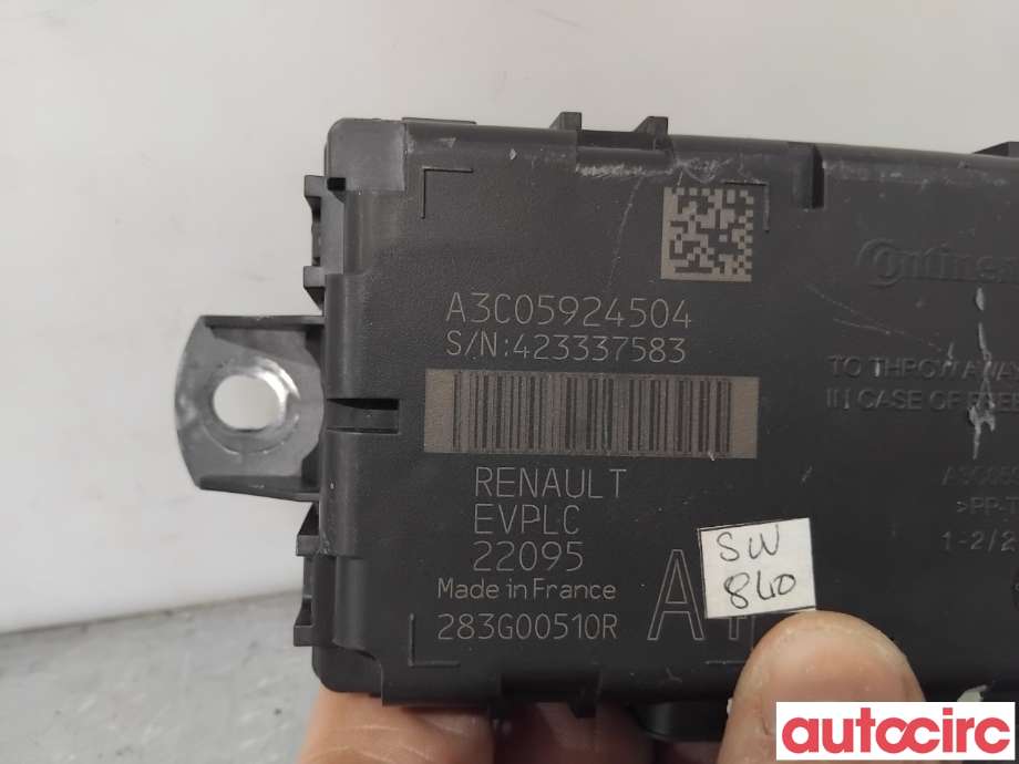 Styreenhet diverse til Renault Megane 2016-->> Type IV (RENAULT|284B26850R|A3C05764113|284B21908R)