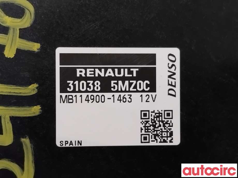 Styreenhet girkasse til Renault Megane 2016-->> Type IV  (RENAULT|310385MZ0C|MB114900-463)