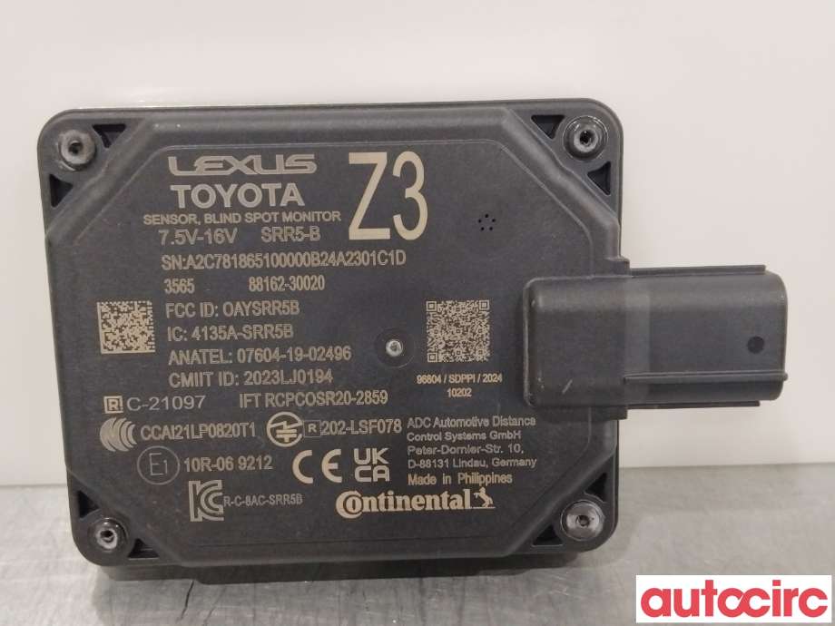 Sensor radar til Toyota bZ4X 2022-->> (TOYOTA|8816250021|8816230020)