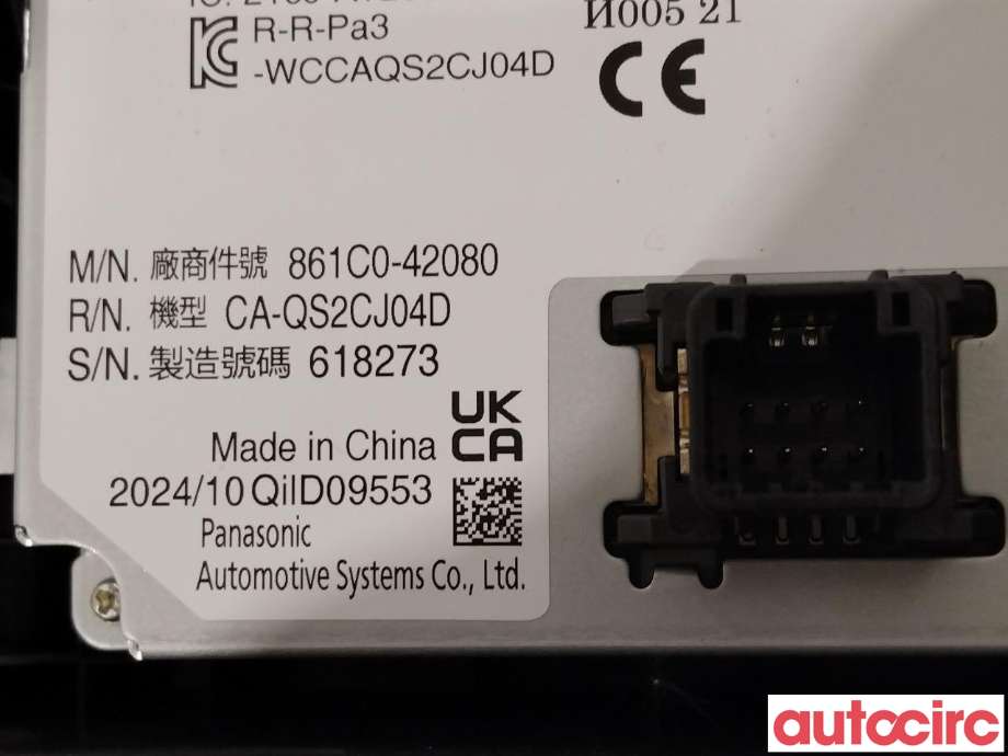 Diverse deler til Toyota bZ4X 2022-->> (TOYOTA|861C042080)