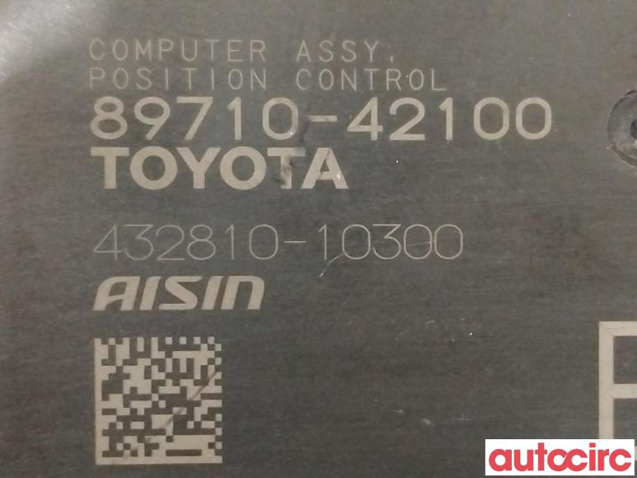 Styreenhet sete til Toyota bZ4X 2022-->>  (TOYOTA|8971042100)