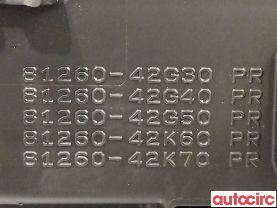 Taklyspanel til Toyota bZ4X 2022-->>  (TOYOTA|8126042G50C0||8126042G50)