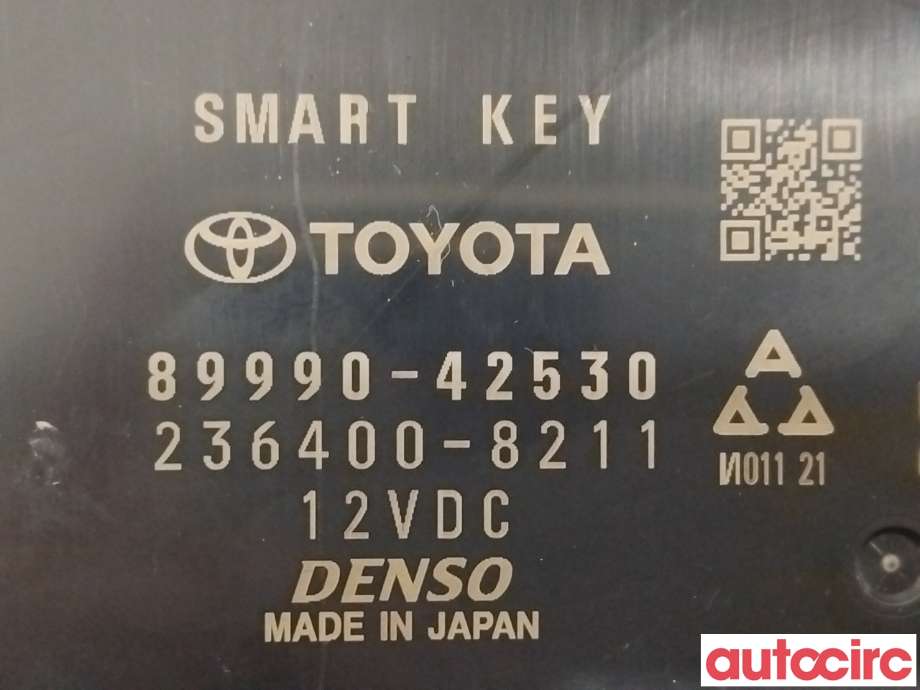 Styreenhet nøkkelfri/keyless til Toyota bZ4X 2022-->>  (TOYOTA|899H042380|8999042530)
