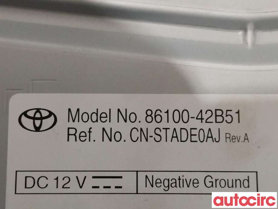 Multimedia display (MCU - Media Controller Unit) til Toyota bZ4X 2022-->>  (TOYOTA|8610042B51)