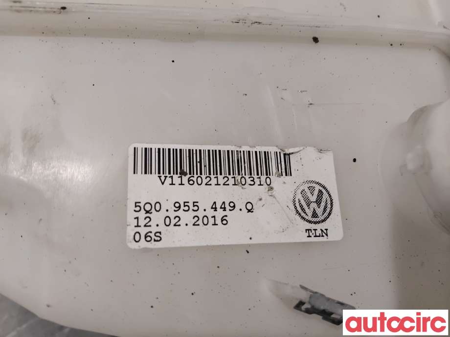 Spylertank til Škoda Octavia 2013-2016 (Type III, Fase 1)  (SKODA|5Q0955453R|)