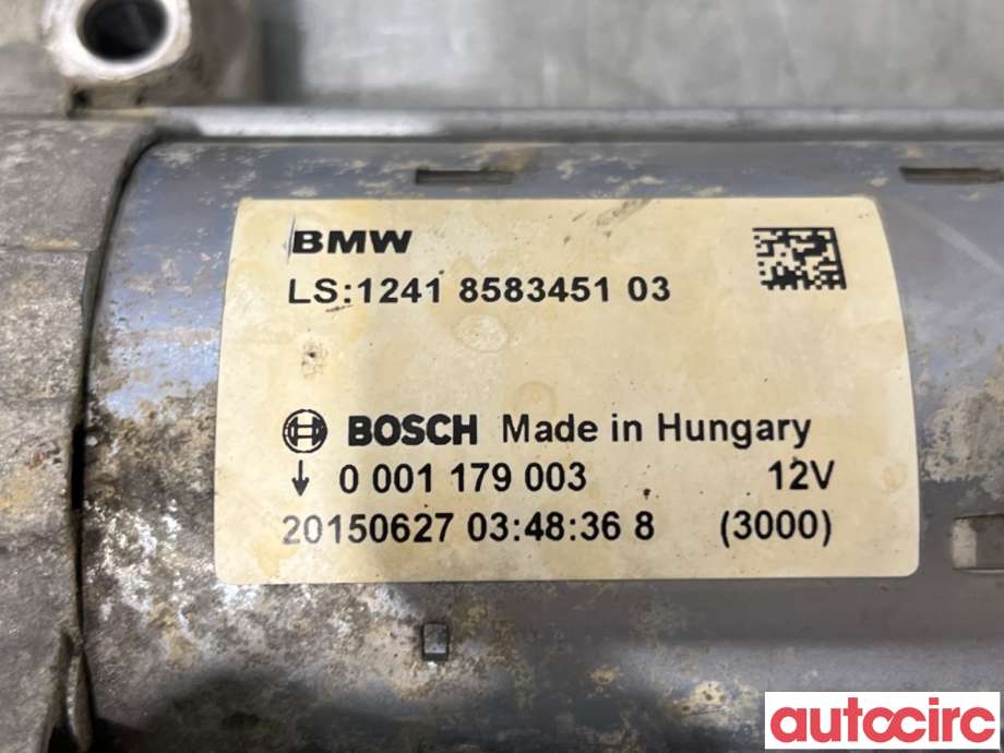 Starter diesel til BMW 3-Serie 2012-2018 (F30/F31/F34) (F30/F31/F34) (BMW|12418583451|0001179003)