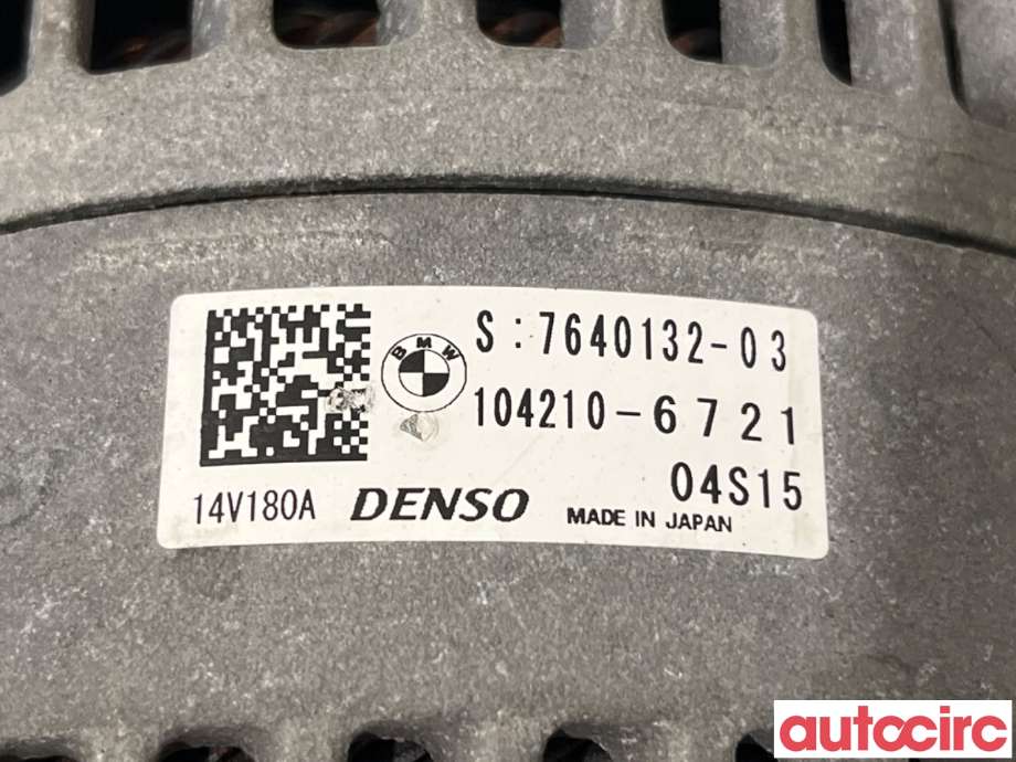 Dynamo til BMW 3-Serie 2012-2018 (F30/F31/F34) (F30/F31/F34) (BMW|12317640132|104210-6721|7640132)