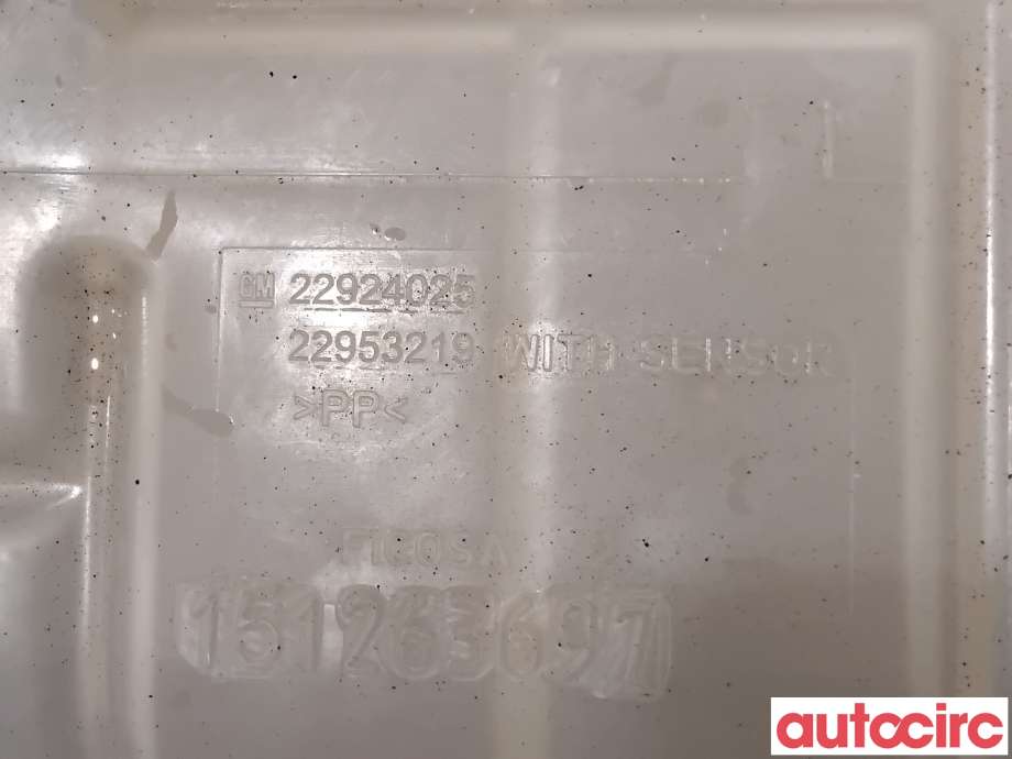 Ekspansjonstank til Opel Insignia A 2014-2017  (OPEL|22924025||39066025)