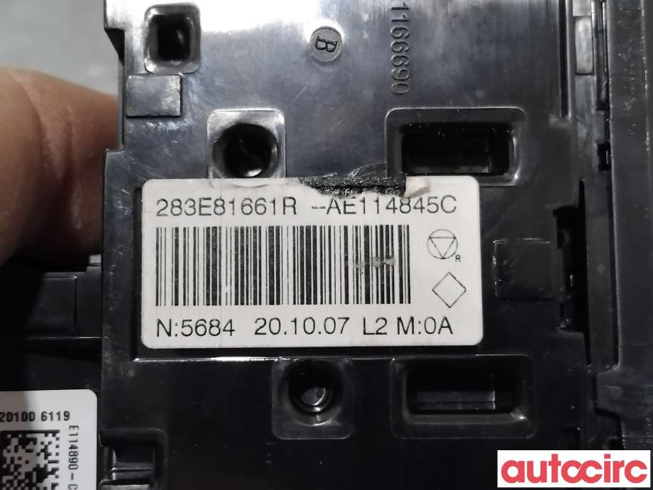 Bryter diverse til Renault Zoe 2013-2019 (Fase 1)  (RENAULT|283E81661R|)