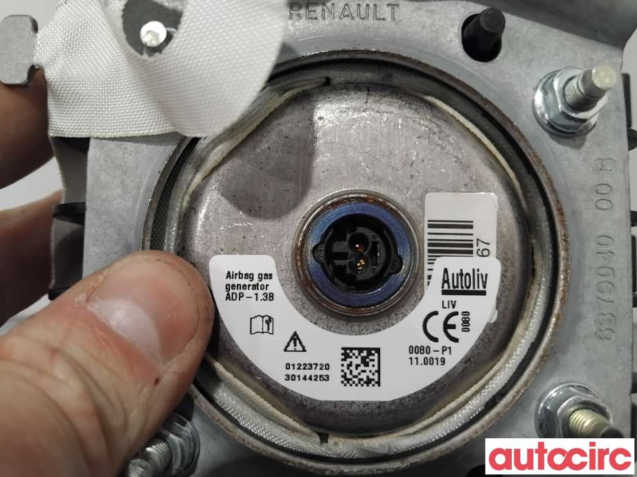 Airbag passasjer til Renault Zoe 2013-2019 (Fase 1)  (RENAULT|985155799R|646073300B)