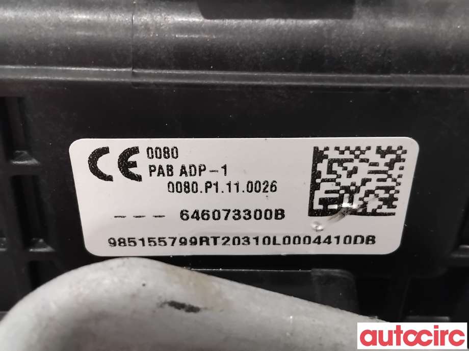 Airbag passasjer til Renault Zoe 2013-2019 (Fase 1)  (RENAULT|985155799R|646073300B)