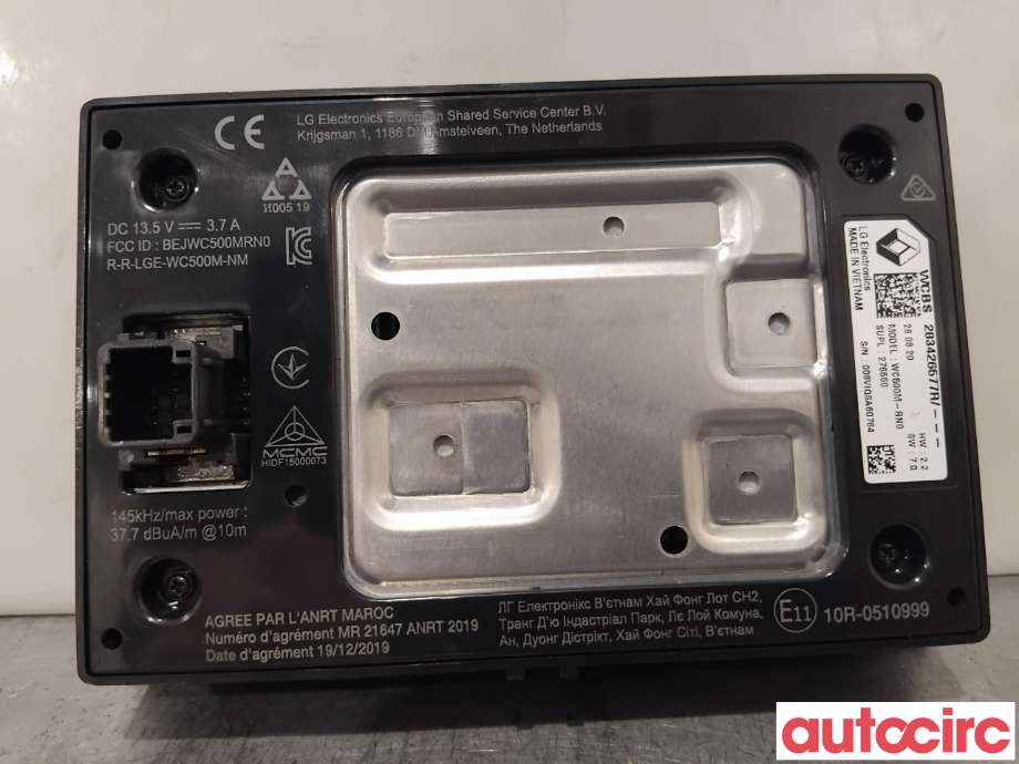 Diverse deler til Renault Zoe 2013-2019 (Fase 1)  (RENAULT|283422845R|WC500M-RN0|283426577R)
