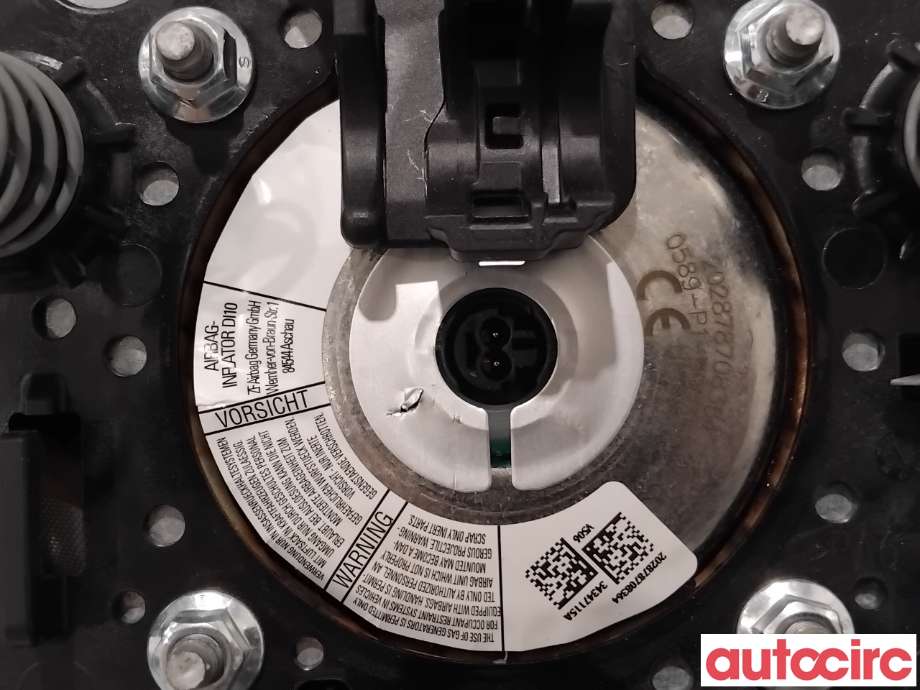 Airbag rattpute til Renault Zoe 2013-2019 (Fase 1)  (RENAULT|985709705R|34357302A)