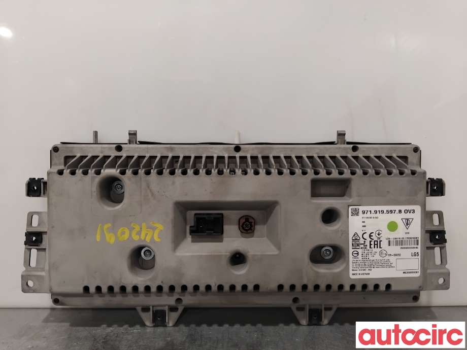 Instrument kjørecomputer til Porsche Panamera 2017-->> (Type II) (971) (971) (PORSCHE|971919597A|CID12AT-PG2|971919597G)