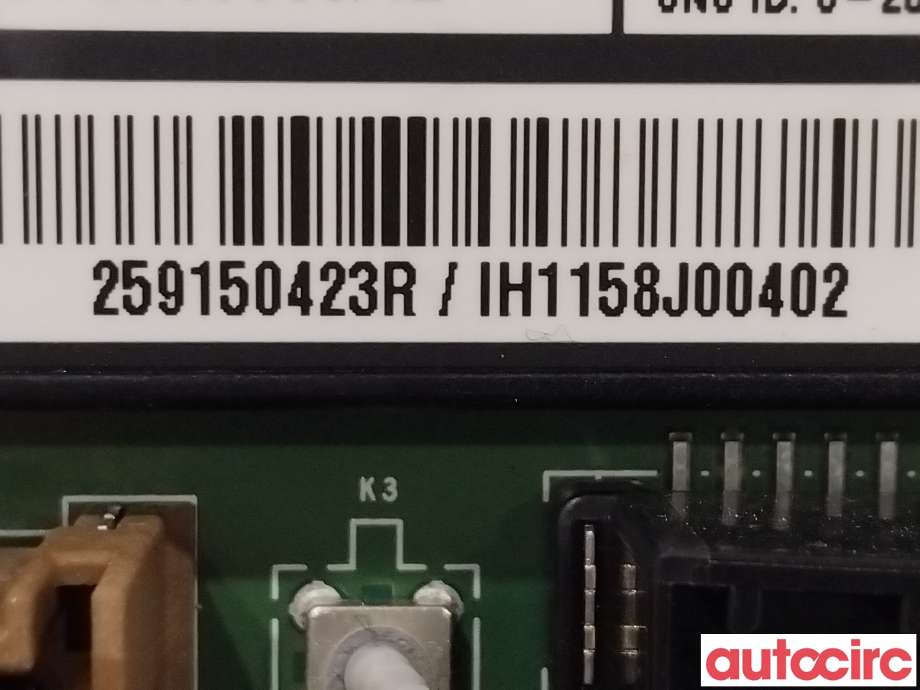 Multimedia display (MCU - Media Controller Unit) til Renault Zoe 2013-2019 (Fase 1)  (RENAULT|259150869R|259150423R)