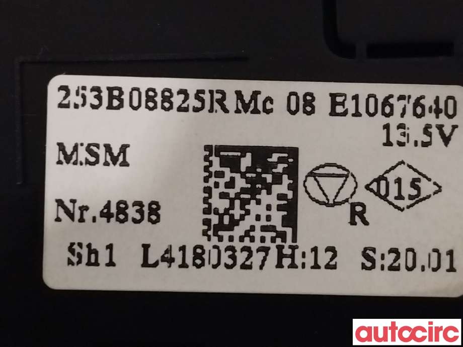 Bilstereo diverse til Renault Zoe 2013-2019 (Fase 1)  (RENAULT|253B08825R)
