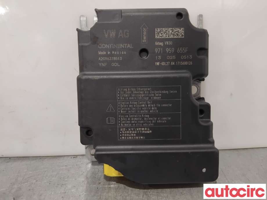 Airbag elektronikk til Porsche Panamera, 2017-->> (Type II) (971) (971) (PORSCHE|971959655H)