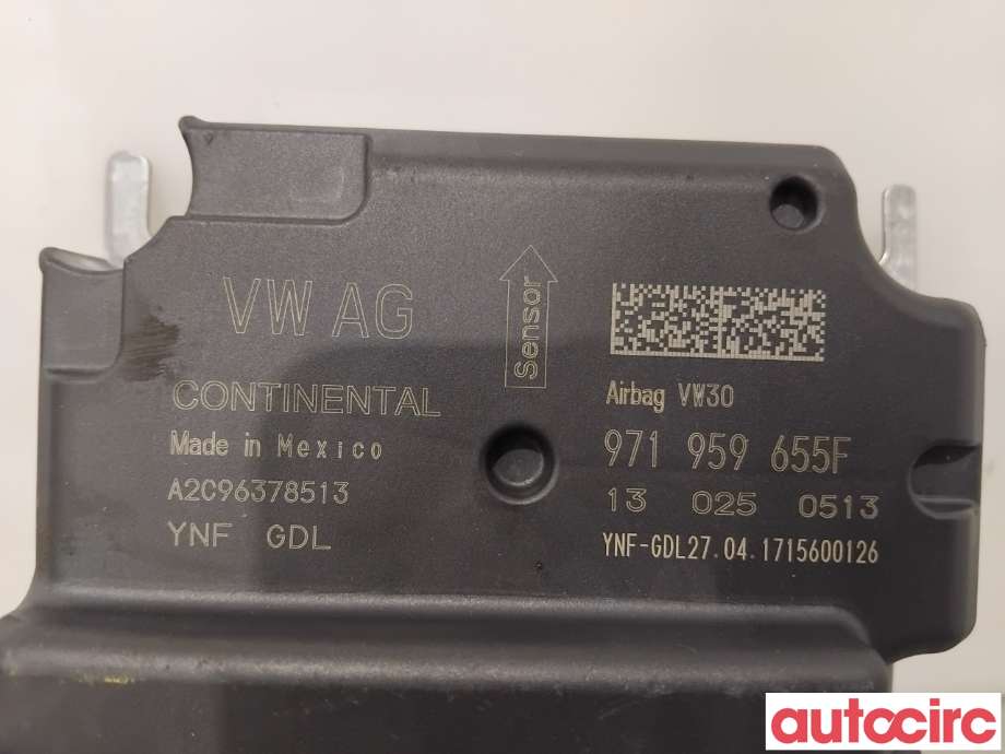Airbag elektronikk til Porsche Panamera 2017-->> (Type II) (971) (971) (PORSCHE|971959655H|A2C96378513|971959655J)