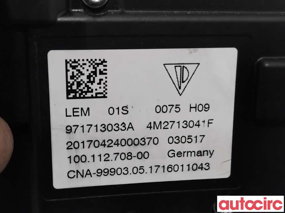 Girstang/girvelger automat til Porsche Panamera 2017-->> (Type II) (971) (971) (PORSCHE|971713033D|100112708-00|971713033A)