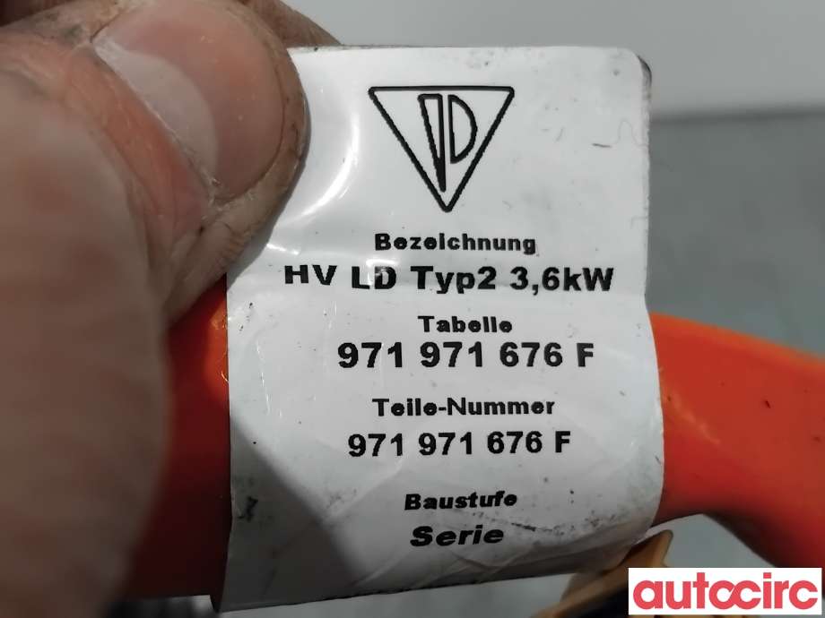 Kabel høy volt (HV) hybrid til Porsche Panamera 2017-->> (Type II) (971) (971) (PORSCHE|971971676AL||971971676F)