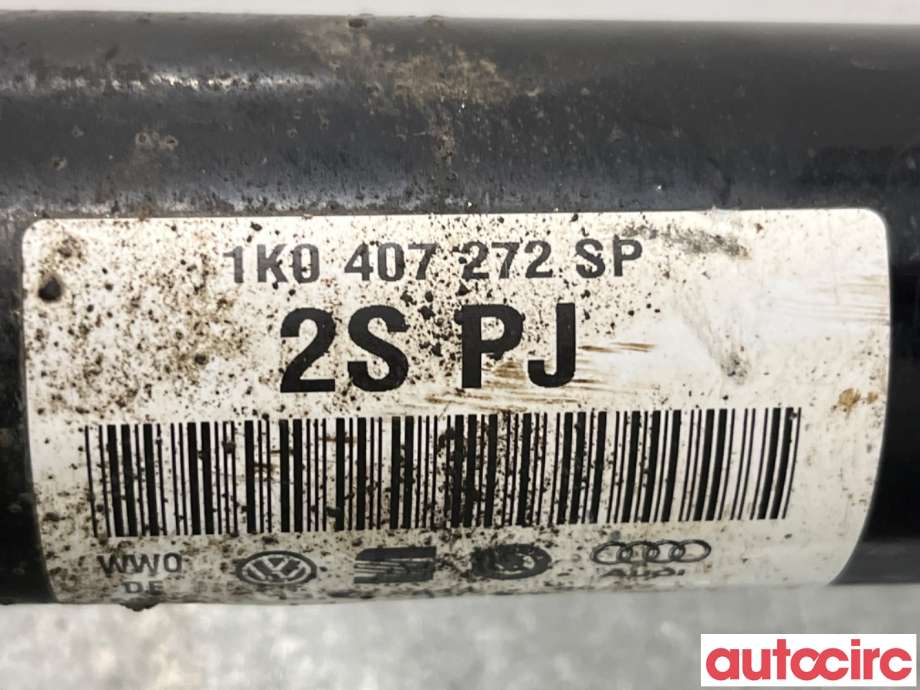 Drivaksel høyre foran til VW Golf VI 2008-2012  (VOLKSWAGEN|1K0407764RX|2SPJ|5Q0407272FG)
