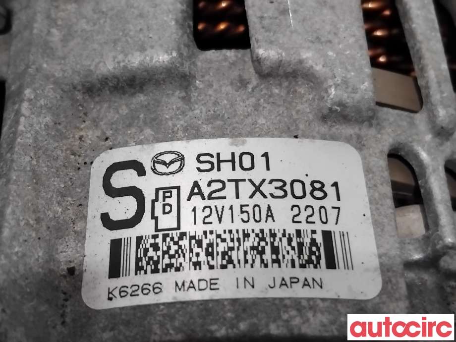 Dynamo til Mazda CX-5 2012-2017 (Type I)  (MAZDA|SH01-18-300A|A2TX3081|SH01)