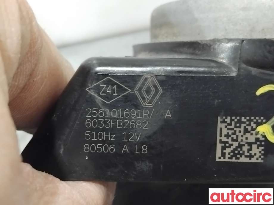 Horn/signalhorn til Renault Zoe 2013-2019 (Fase 1)  (RENAULT|256101691R|)