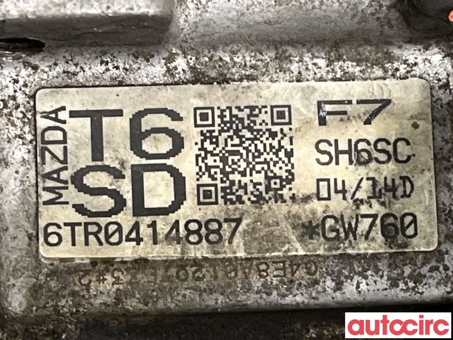 Girkasse automat til Mazda CX-5 2012-2017 (Type I)  (MAZDA|FZ32-19-420A||6TR0414887)