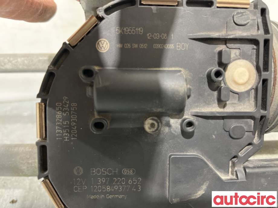 Viskermotor frontrute til VW Golf VI 2008-2012  (VOLKSWAGEN|1Q1955119C|1397220652|5K1955023)