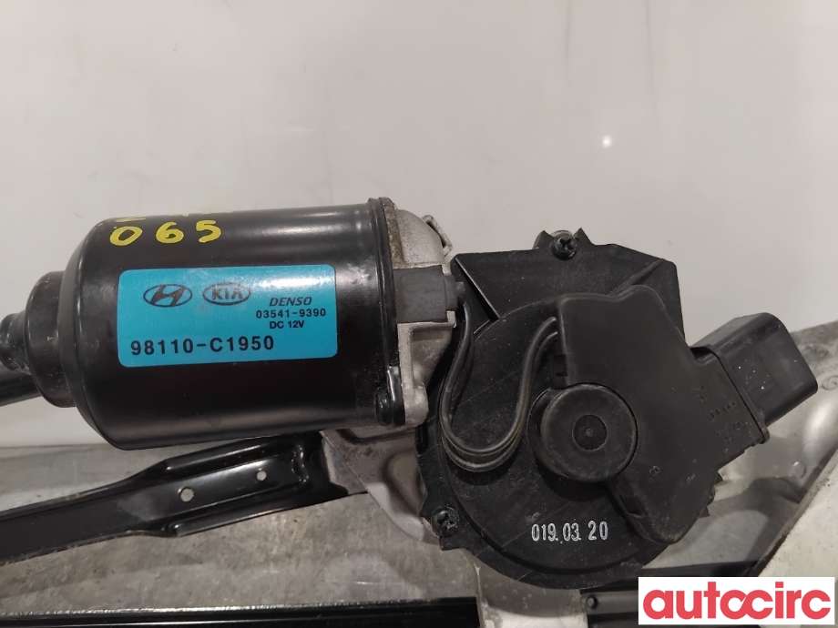 Viskermotor frontrute til Hyundai Kona 2017-2021 (Type I, Fase 1)  (HYUNDAI|98110C1950|03541-9390|98110-C1950)