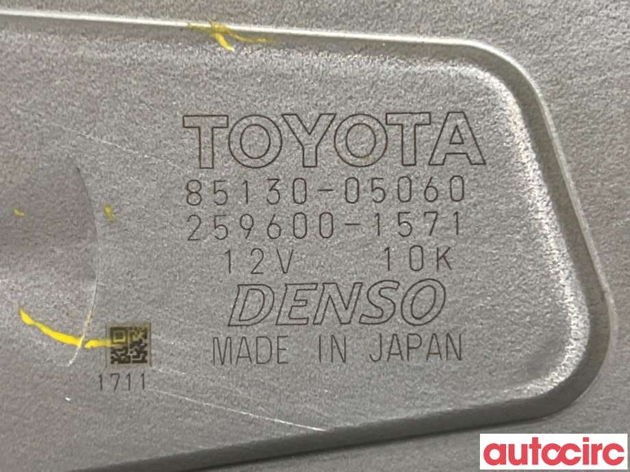 Viskermotor bakrute til Toyota Avensis 2009-2015 (Type III, Fase 1)  (TOYOTA|8513005060|259600-1571|85130-05060)