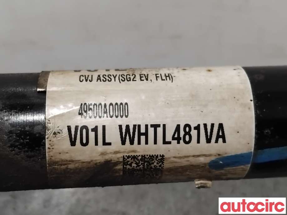 Drivaksel venstre foran, elbil til Kia Niro EV 2022-->> (KIA|49500AO000|)