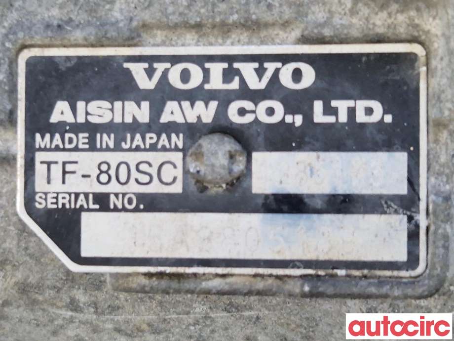 Girkasse automat til Volvo XC70 2014-2016 (Type II, Fase 2)  (VOLVO|36050945|TF-80SC-AWD|)
