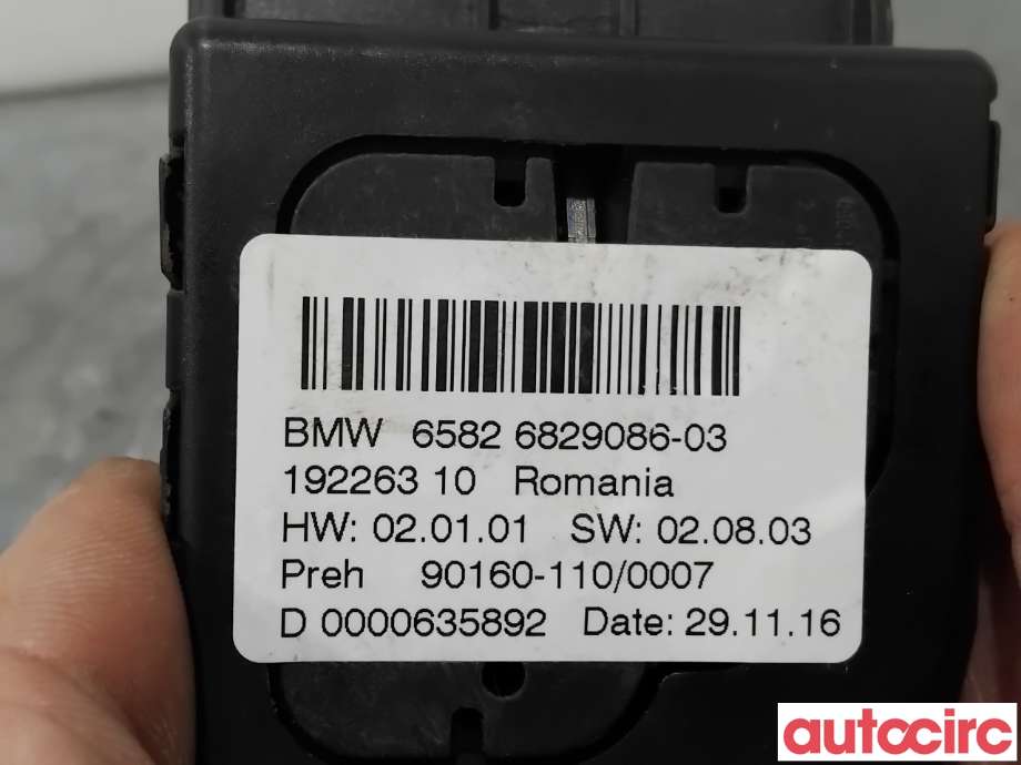 Bryter diverse til BMW i3 2013-2022  (BMW|65829866968|90160-110|65826829086)