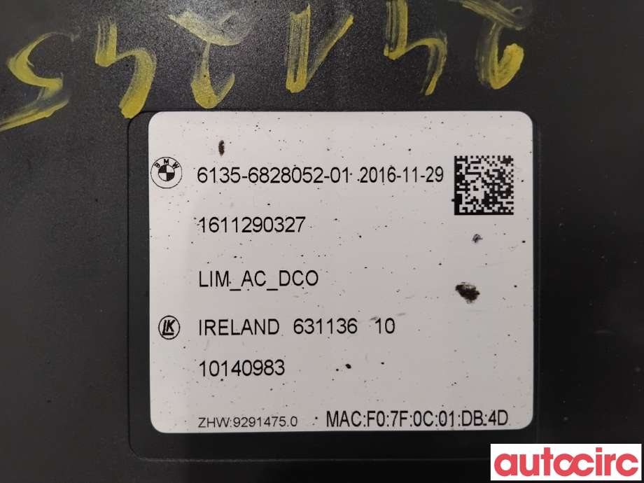 Styreenhet batteri til BMW i3 2013-2022  (BMW|61359454319|10140983|6135-6828052)