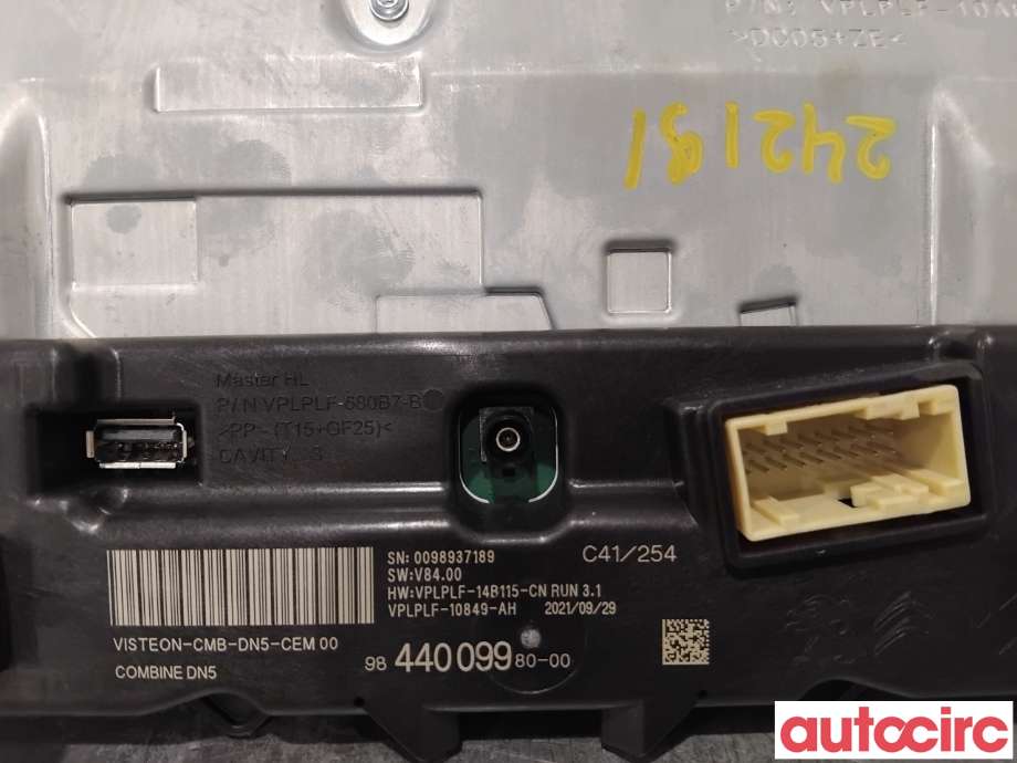 Instrumentpanel til Citroën C4, Spacetourer 2019-->>  (CITROEN|9844009980|VPLPLF-14B115-CN)