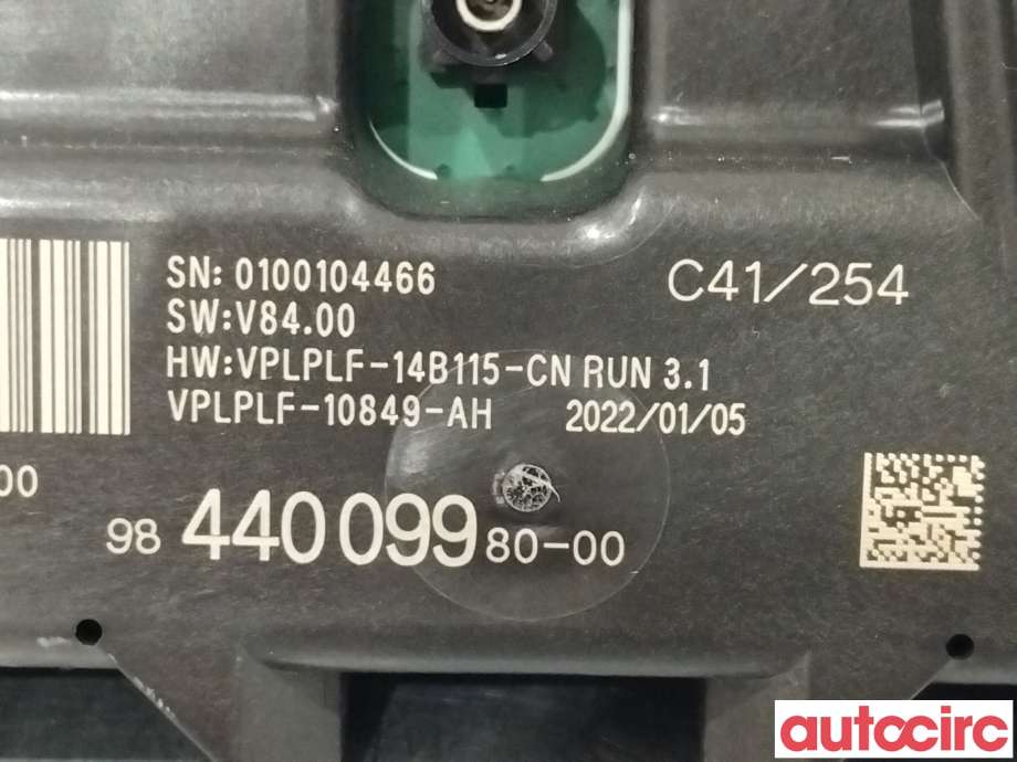 Instrumentpanel til Citroën C4, Spacetourer 2019-->>  (CITROEN|9844009980)