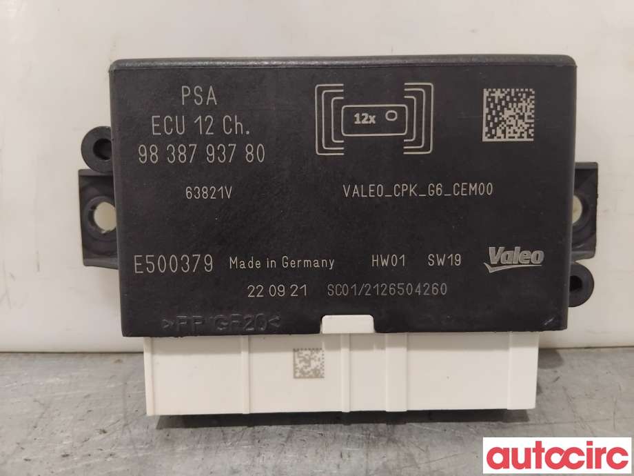 Styreenhet parkering til Citroën C4, Spacetourer, 2019-->> (CITROEN|1677608180)