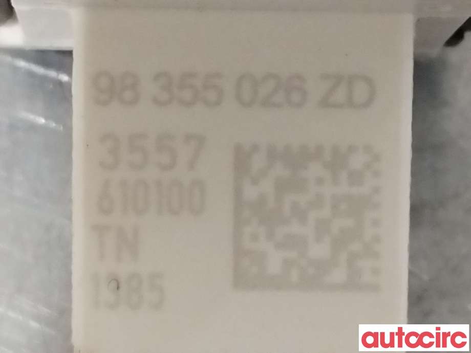 Bryter diverse til Citroën C4, Spacetourer 2019-->>  (CITROEN|98355026ZD)