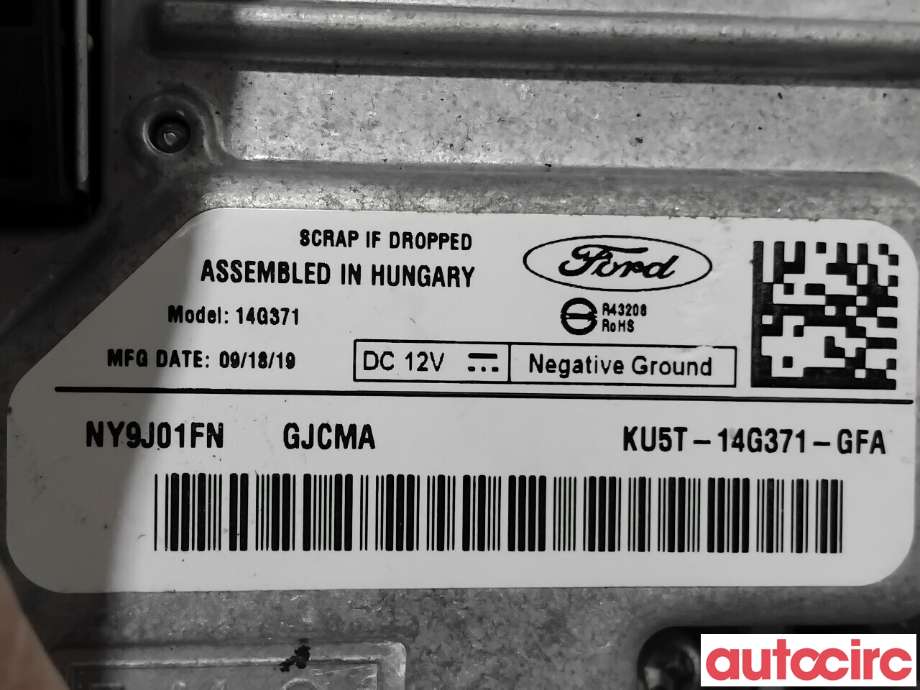 Styreenhet diverse til Ford Transit Custom 2013-2023 (Type I) (FORD|2757961||KU5T-14G371-GFA)