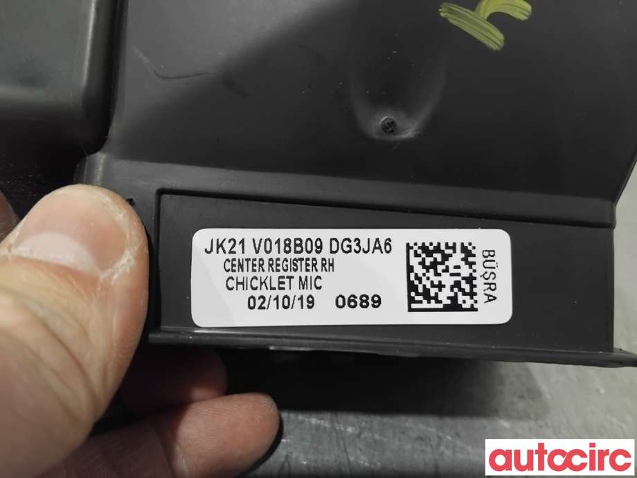 Dashbord friskluftdyse til Ford Transit Custom 2013-2023 (Type I)  (FORD|2431639||JK21V018B09DG3JA6)