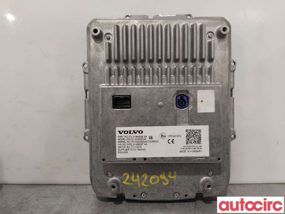 Instrument kjørecomputer til Volvo V90 / V90 CC / S90 2016-->>  (VOLVO|36010873|QV00003A|31466837)